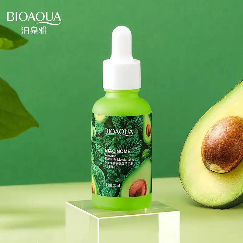 BIOAQUA Avocado Elastic Moisturizing Whitening Nutrition Oil Face Serum Brightening skin Shrink pore essence Beauty cosmetics|Serum| - AliExpress