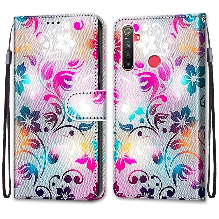 Realme 5,5s,5i,C3,C3i,6i,Narzo10,10A,20A #B07渐变炫彩花 -1.jpg_.webp