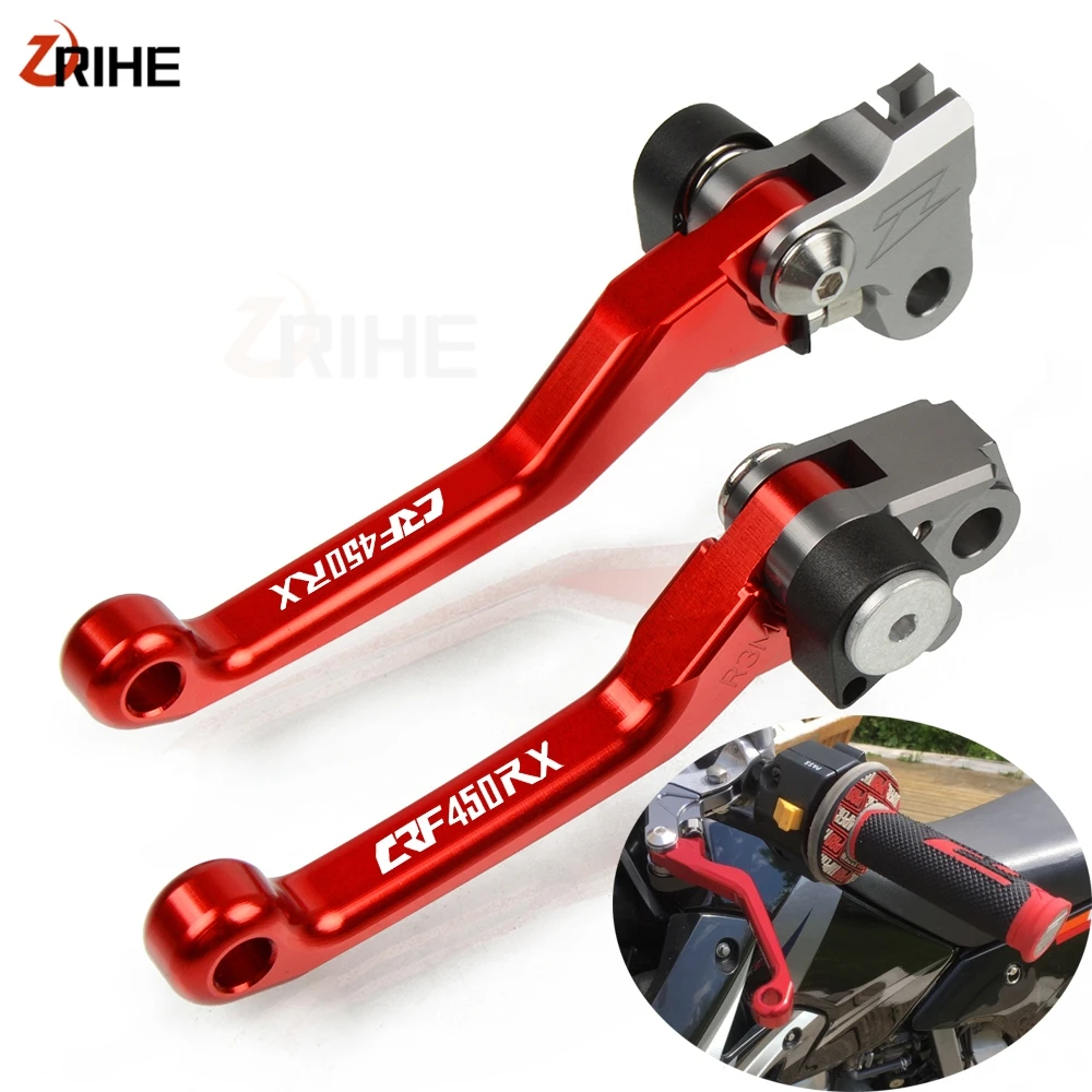 CRF 450 RX- мотоцикл грязный велосипед тормозные рычаги сцепления алюминиевые поворотные складные ручки рычаги для HONDA CRF450RX