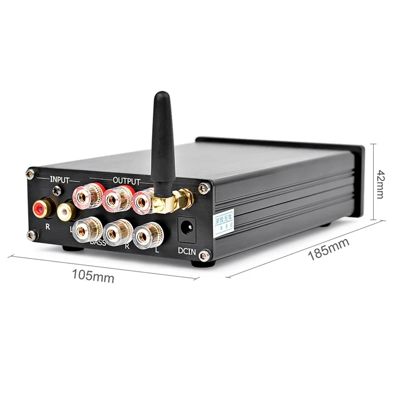 Bluetooth 4 2 усилитель сабвуфера o 100 Вт Hifi стерео Tpa3116 цифровой 1 канальный Настольный