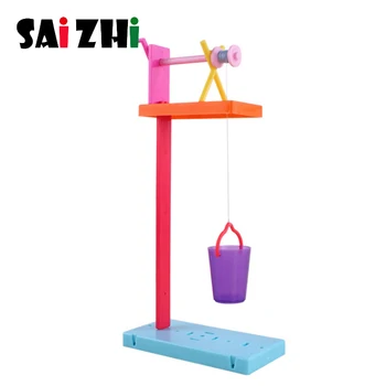 

Saizhi DIY Crane STEM Toys for Children Physical Scientific Experiment Creativity Learning Educational Toy Birthday Gift For Kid