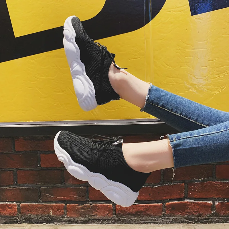 

2019 New Style Spring And Autumn Summer Shoe Students Casual Breathable Daddy Running Athletic Shoes Women's Versatile Trendy Sh