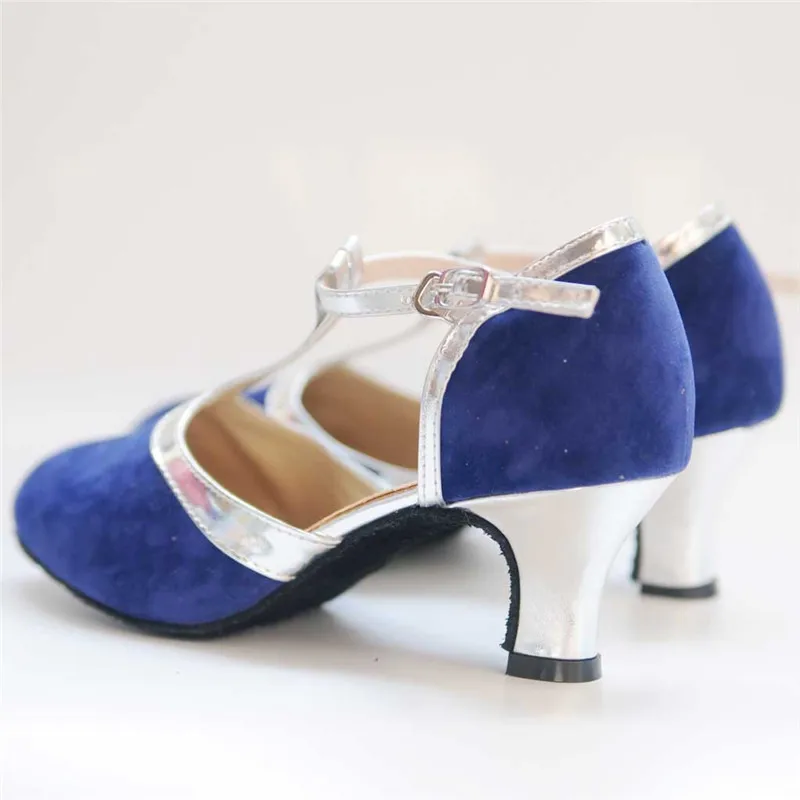 Women's Ballroom Tango Latin Salsa Dancing Shoes Sequins Shoes Social Dance Shoe #2G29  (14)