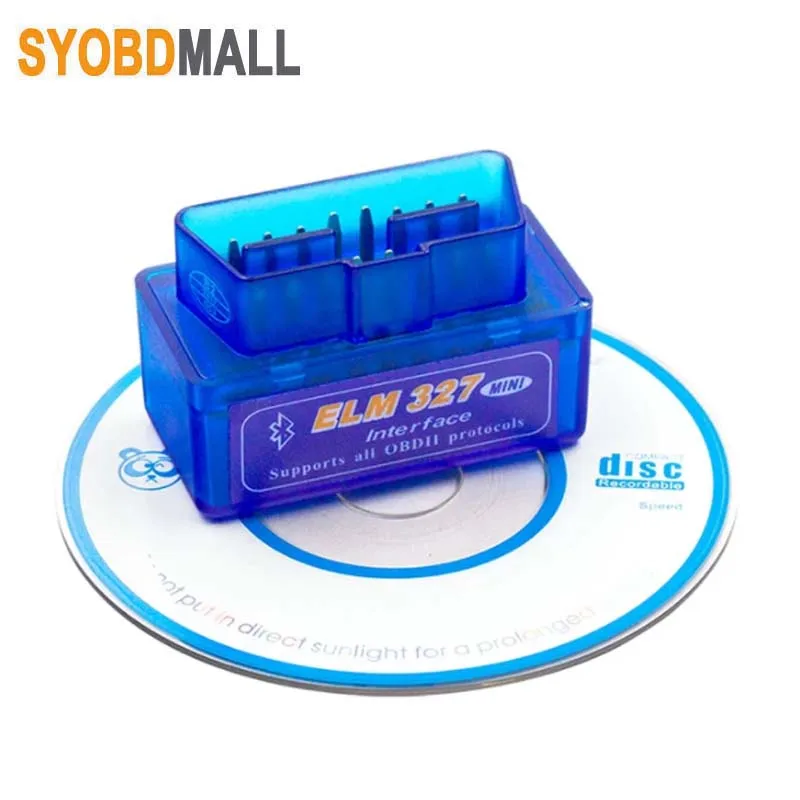 Автомобильный диагностический мини-сканер ELM327 Bluetooth V2.1 / V1.5 OBD2 для протоколов ODB2