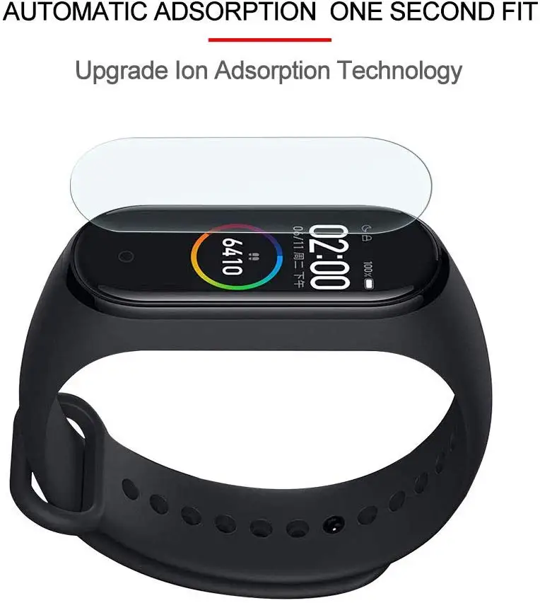 Для Xiaomi Mi Band 4 Защитная мягкая пленка для Xiaomi Mi Band 4 аксессуары для смарт-браслета полноэкранная проницаемая пленка