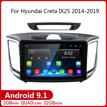 

Android 9.1 Car Radio Multimedia Player For Hyundai Creta IX25 2014-2019 2Din Car Autoradio GPS Navigation Stereo GPS Navi