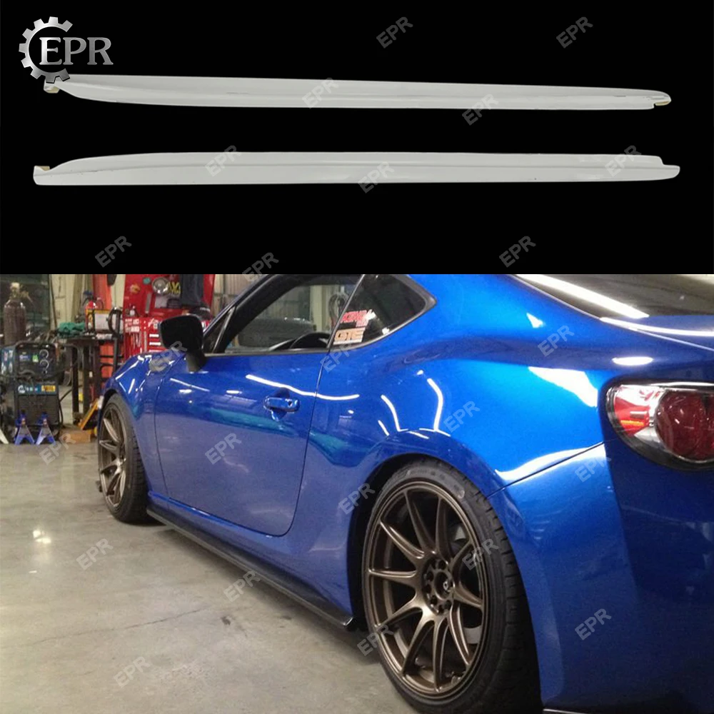 

FRP Side Skirt Trim For BRZ FT86 GT86 FRS CS Style Glass Fiber Side Skirt Body Kit Tuning For FT86 BR-Z GT86 Racing Part