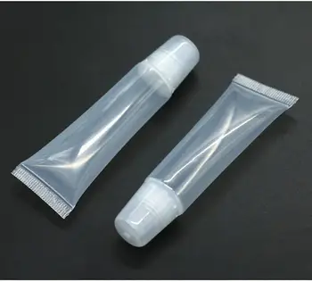

50pcs 10ml Soft Empty Lipgloss Tube Lip Gloss Empty Tube Container Lip Balm Cosmetic Containers