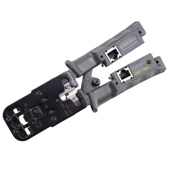 

Network Cable Crimping Pliers Cutting Tool Cable Tester Cable Pliers 4P / 6P / 8P Wire Plier Tool Test Crimping Pliers