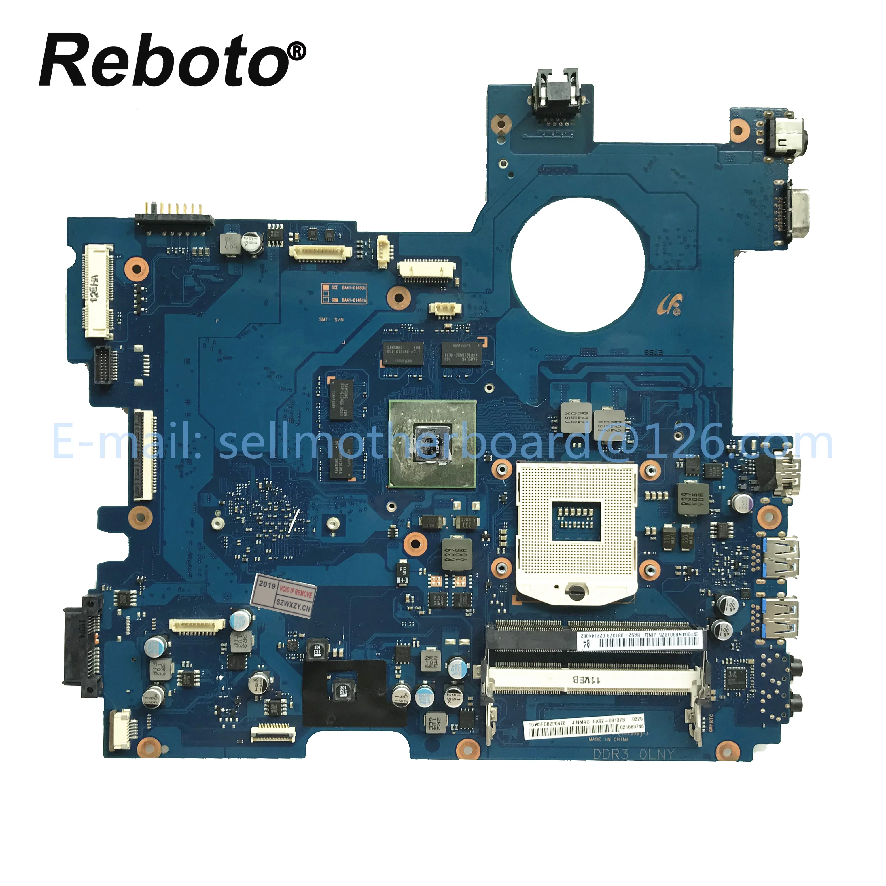 Reboto для samsung RC420 RV420 Материнская плата ноутбука BA92-08153A BA92-08153B BA92-08078A BA92-08078B HM65 мб тестирование Быстрая