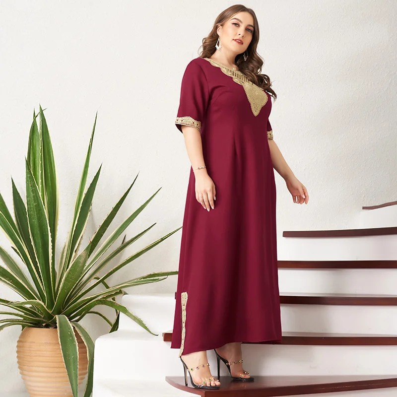 New Summer Maxi Dress Women Plus Size 