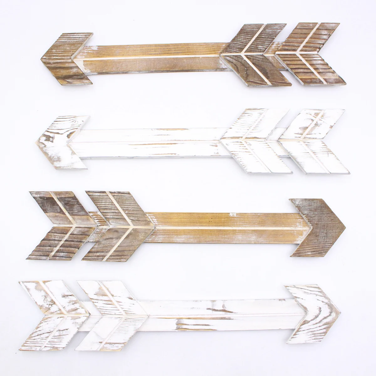 2 стиля деревенская деревянная стрела знак Декор стены Искусство стрелы ремесла