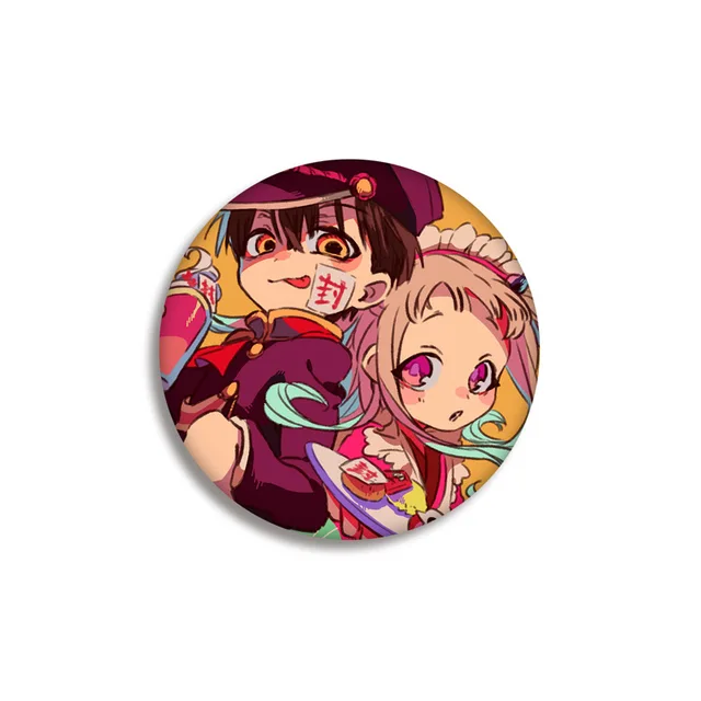 Toilet Bound Hanako Kun Anime Badges on a Backpack NENE Anime Icons Pins Badge Decoration Brooches Metal Badges For Clothes DIY 6