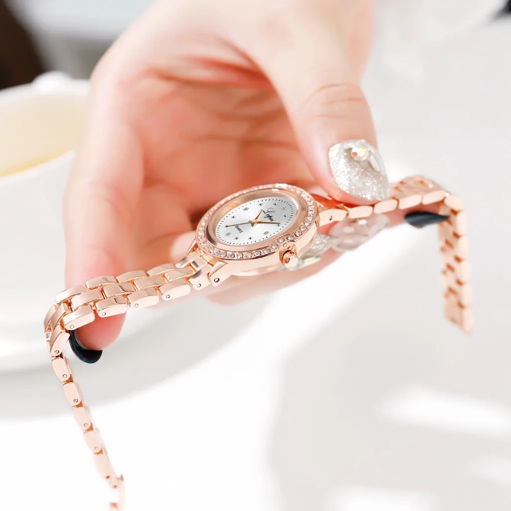Женские часы, модный циферблат, маленький и изысканный циферблат, простой ремешок из сплава, женские часы-браслет, reloj mujer