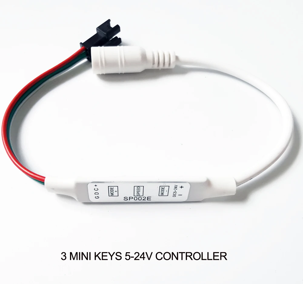 DC 5 V-24 V WS2812B WS2811 светодиодный Pixel Magic полосы контроллера 3 ключа световой пульт управления