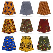 Африканская ткань Анкара, высокое качество, голландский воск, принт, ткань, печать, хлопок, Африканский голландский настоящий голландский воск