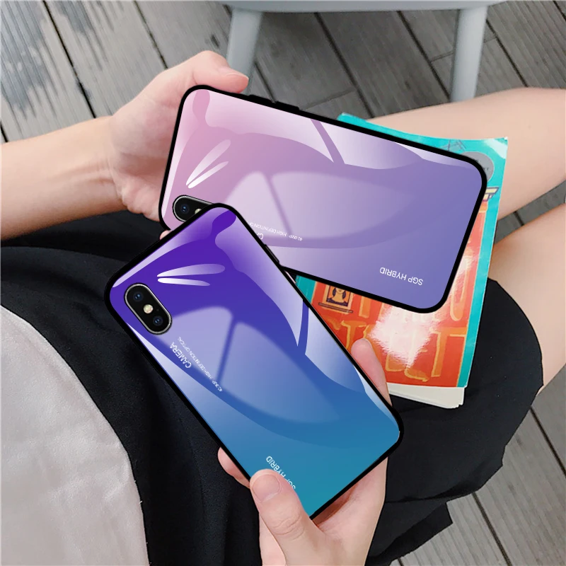 Цветной силиконовый защитный чехол для samsung Galaxy A50 A40 A70 задняя крышка из