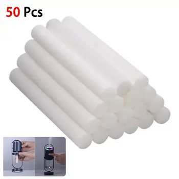 

50Pieces 0.8CM*7.5CM Humidifiers Filters Cotton Swab for USB Air Ultrasonic Humidifier Aroma Diffuser Replace Parts Can Be Cut