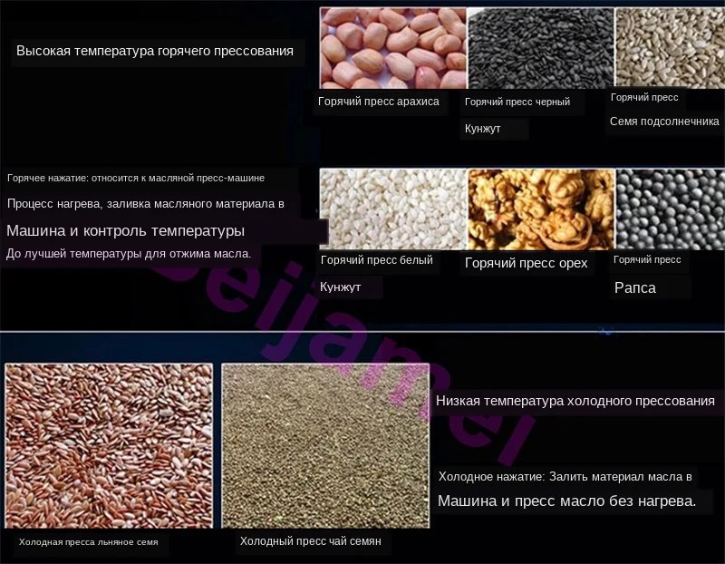 hot cold press oil