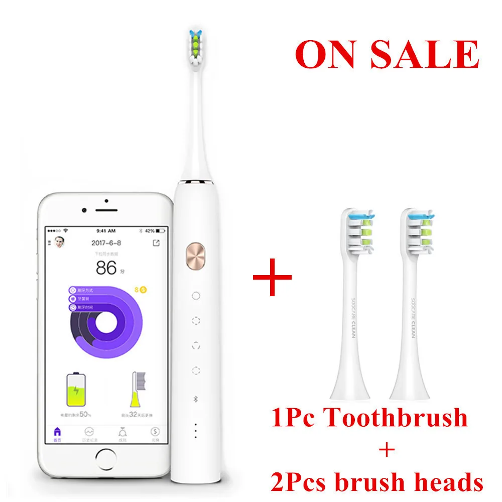 Toothbrush X3 Electric Sonic Smart Clean Waterproof Case - AliExpress