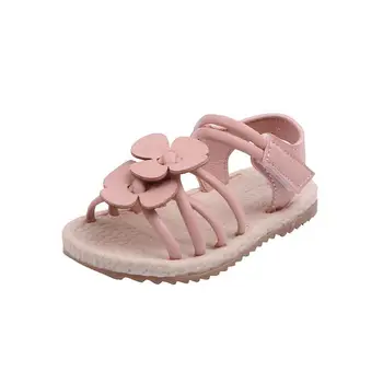 

2020 Summer Girls Sandals Kids Shoes For Little Girls Children's Beach Shoes Floral Flower Sandals Sweet