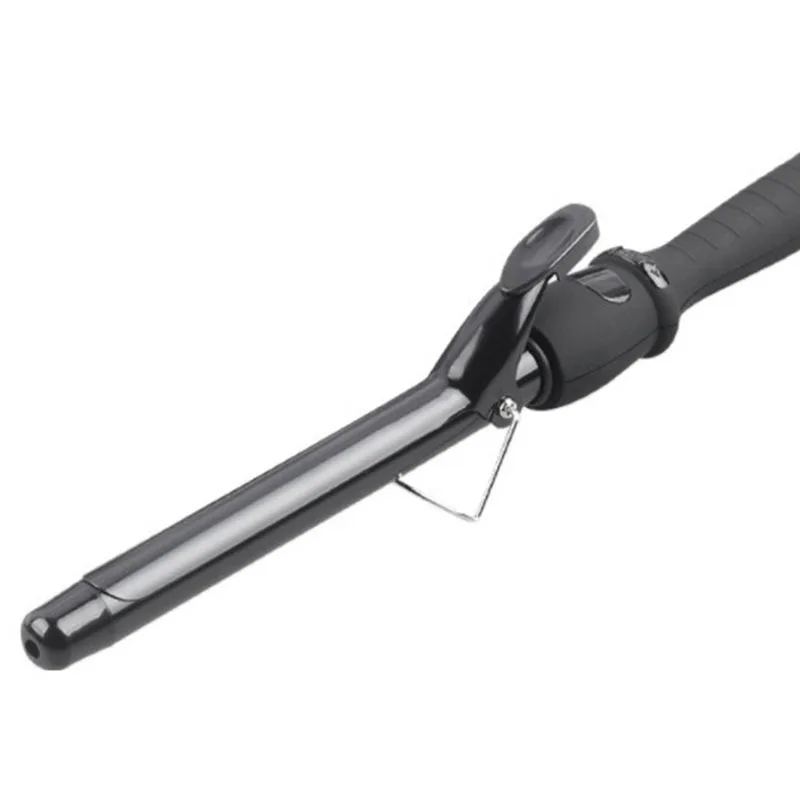 Black 22MM Щипцы для завивки волос, профессиональные щипцы для завивки волос, щипцы для завивки волос, Волшебные Инструменты для ухода за волосами, американский штекер - Цвет: Black 22MM