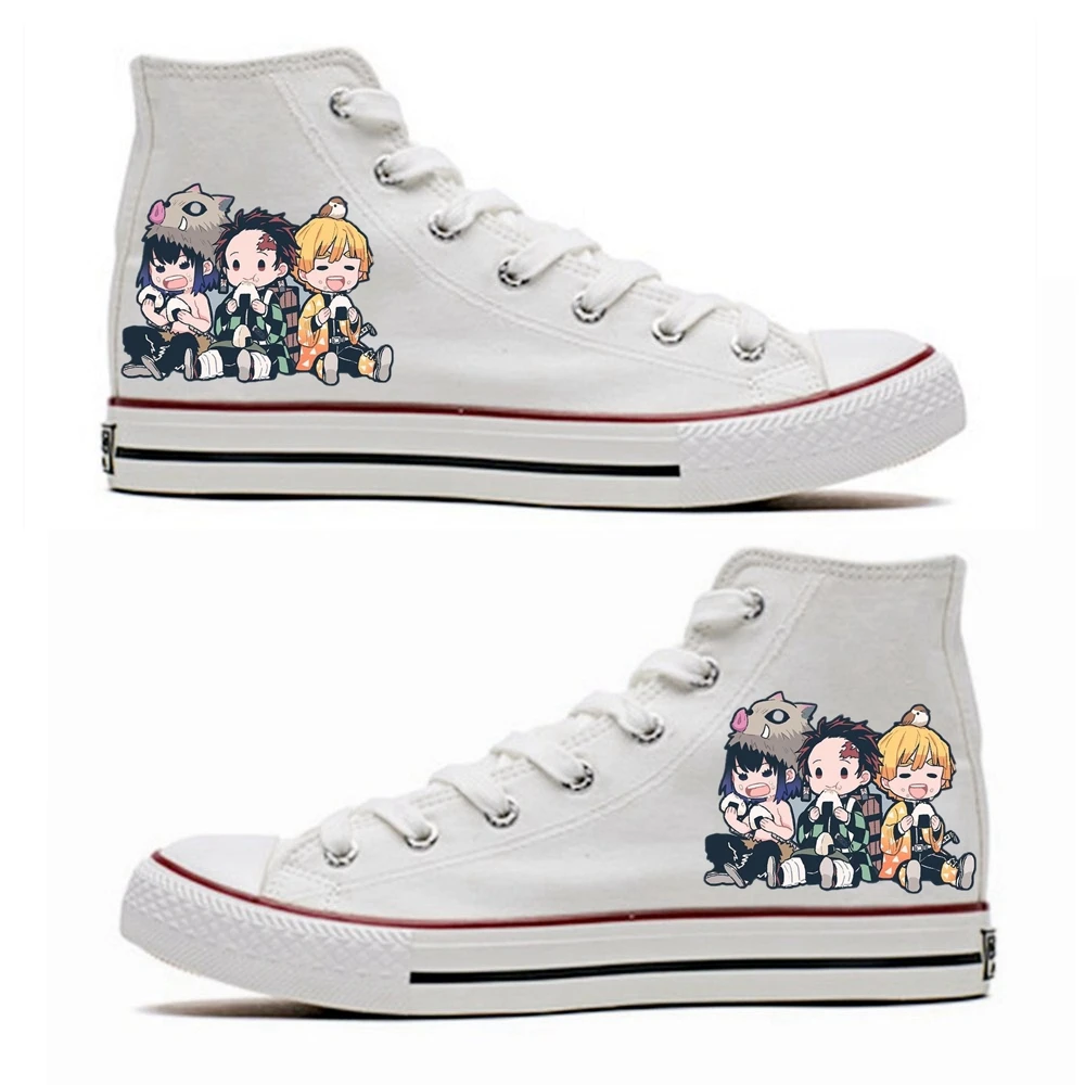 

NEW Demon Slayer: Kimetsu no Yaiba Cosplay Canvas Shoes Women Men Teens Sports Shoes Daily Casual Outdoor Travel Shoes