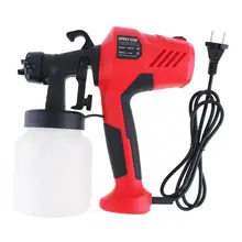 110 В/220 В 400 Вт 800 мл Портативный электрический пистолет-распылитель высокого давления с 2,5 мм соплом калибра и пластиковым горшком для улучшения дома