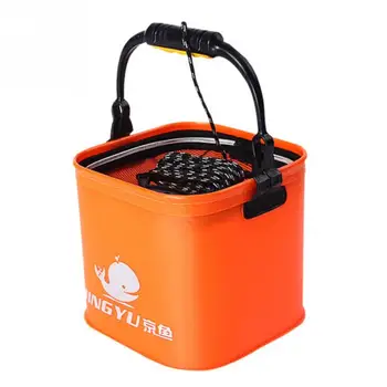 

Multipurpose Fishing Car Portable Large Capacity With Handle Folding Water Bucket Thickened Boating Outdoor Camping Easy Clean