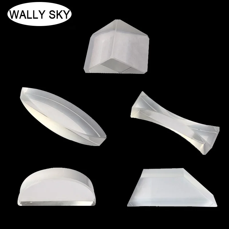 

K9 Physics Optical Prisms Lens for Primary Secondary School Students Experimental Apparatus Double Convex Cylindrical Lens