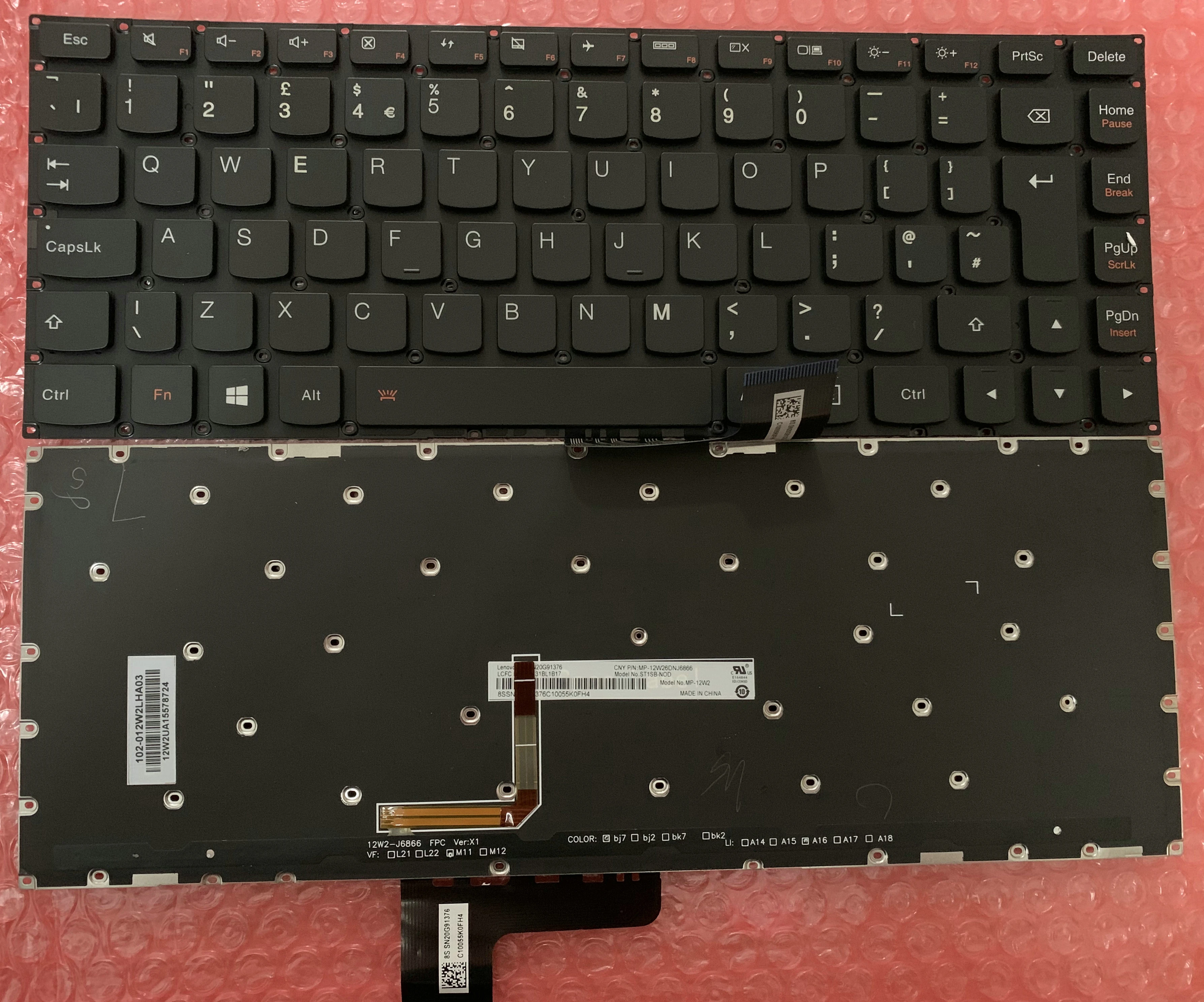 Brand New Laptop Backlit Keyboard For Lenovo Yoga 2 13 20344 Laptop Uk Keyboard  Backlight Black - Replacement Keyboards - AliExpress