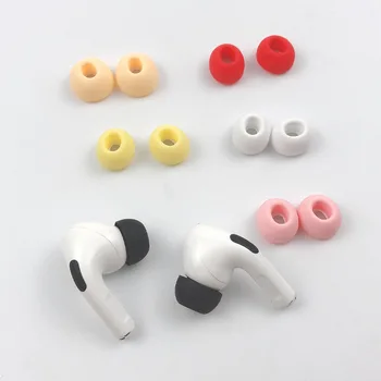 

Elastic Anti Slip Earbud Tips For Airpods Pro Silicone Cover Earphone Tips Noise