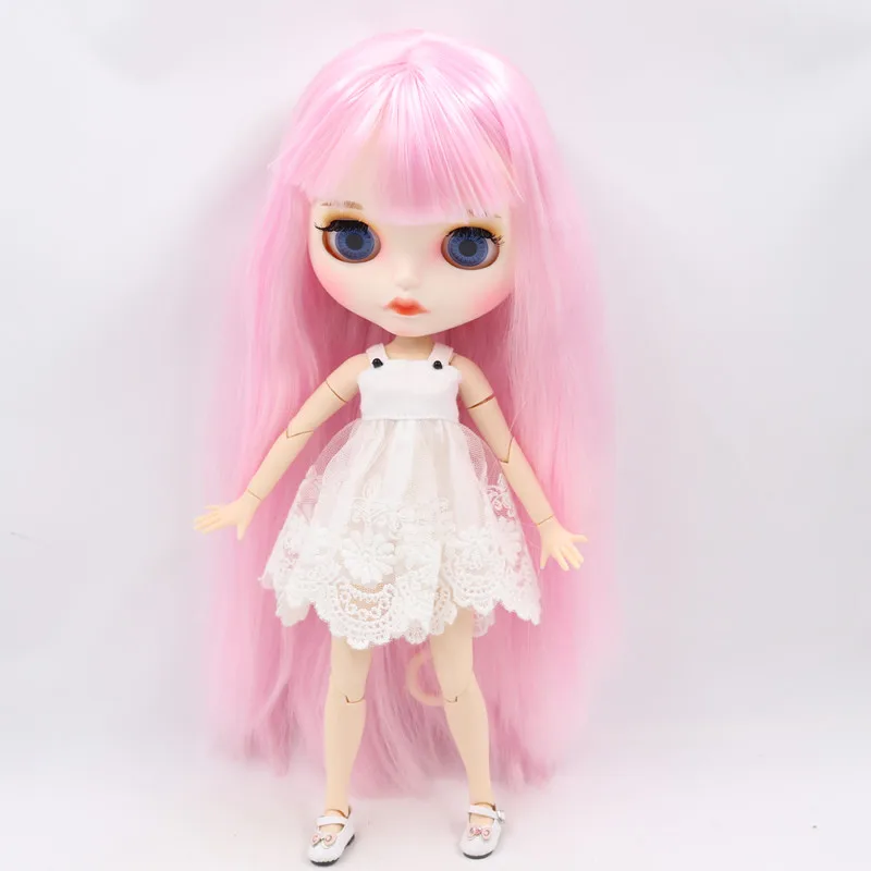 ICY Fortune Days factory blyth кукла Новинка матовое лицо белая кожа 1/6 суставы тела розовые волосы DIY sd Подарочная игрушка