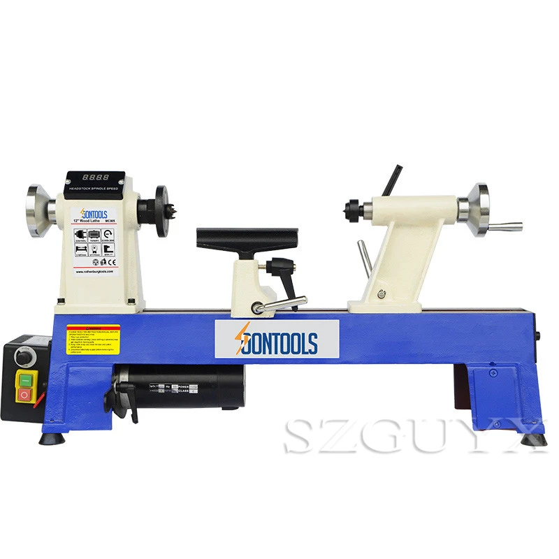 Unlimited Gearbox Wood Lathe Miniature Bench Lathe Household Stepless rotary lathe machine Wood