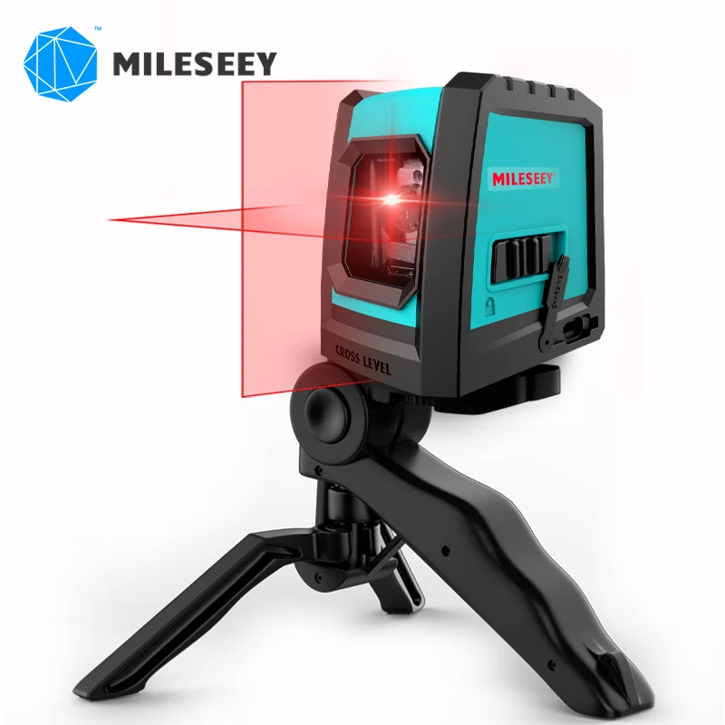 Nivelador com Carga Usb e Tripé Mileseey Novo Linhas Laser Nível L52r Vertical Profissional Cruz 2020 2