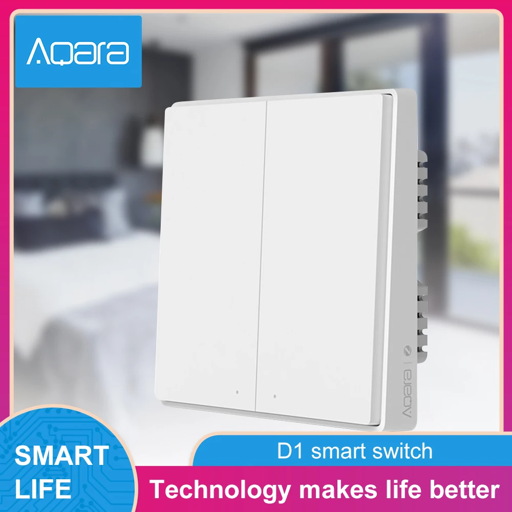 Aqara Mijia умный Wifi переключатель светильник управление одиночный пожарный провод