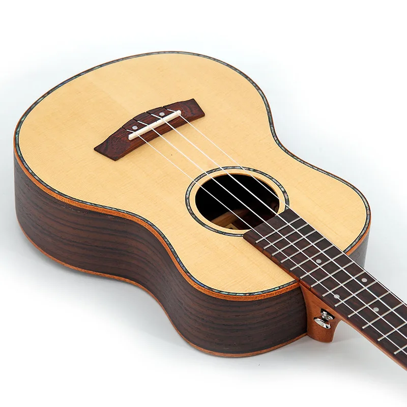 26 дюймов укулеле прямые оптовые продажи украинская Лилия маленькая гитара из палисандра шпона ели