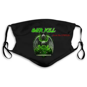 

Overkill - White Devil Armory Black - BRAND NEW - METAL - SMALL Mens Summer Mask women kid's PM2.5