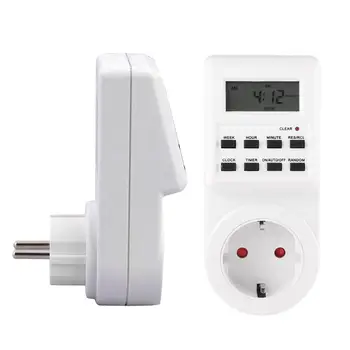 

Plug-in Programmable Timer Switch Socket with Clock Summer Random Function UL