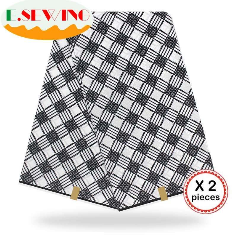 Африканская восковая ткань с принтом Анкара для шитья Анкара африканская ткань 12 ярдов нигерийская хлопковая ткань Гана для платья 9013