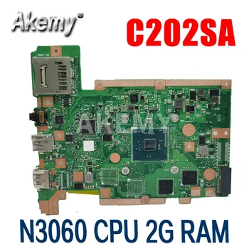 

Akemy C202SA Laptop motherboard for ASUS C202SA C202S C202 Test original motherboard N3060 CPU 2G RAM EMMC-16G