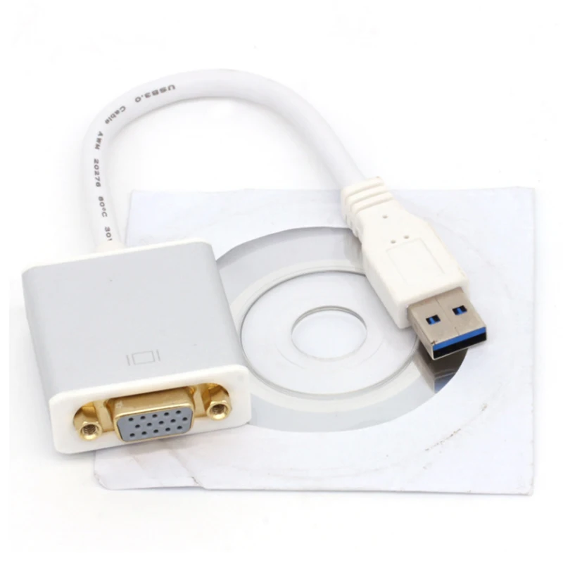 

USB 3.0 to VGA Adapter External Video Card Multi Display Converter for Win 7/8/10 Desktop Laptop PC Monitor Projector HDTV