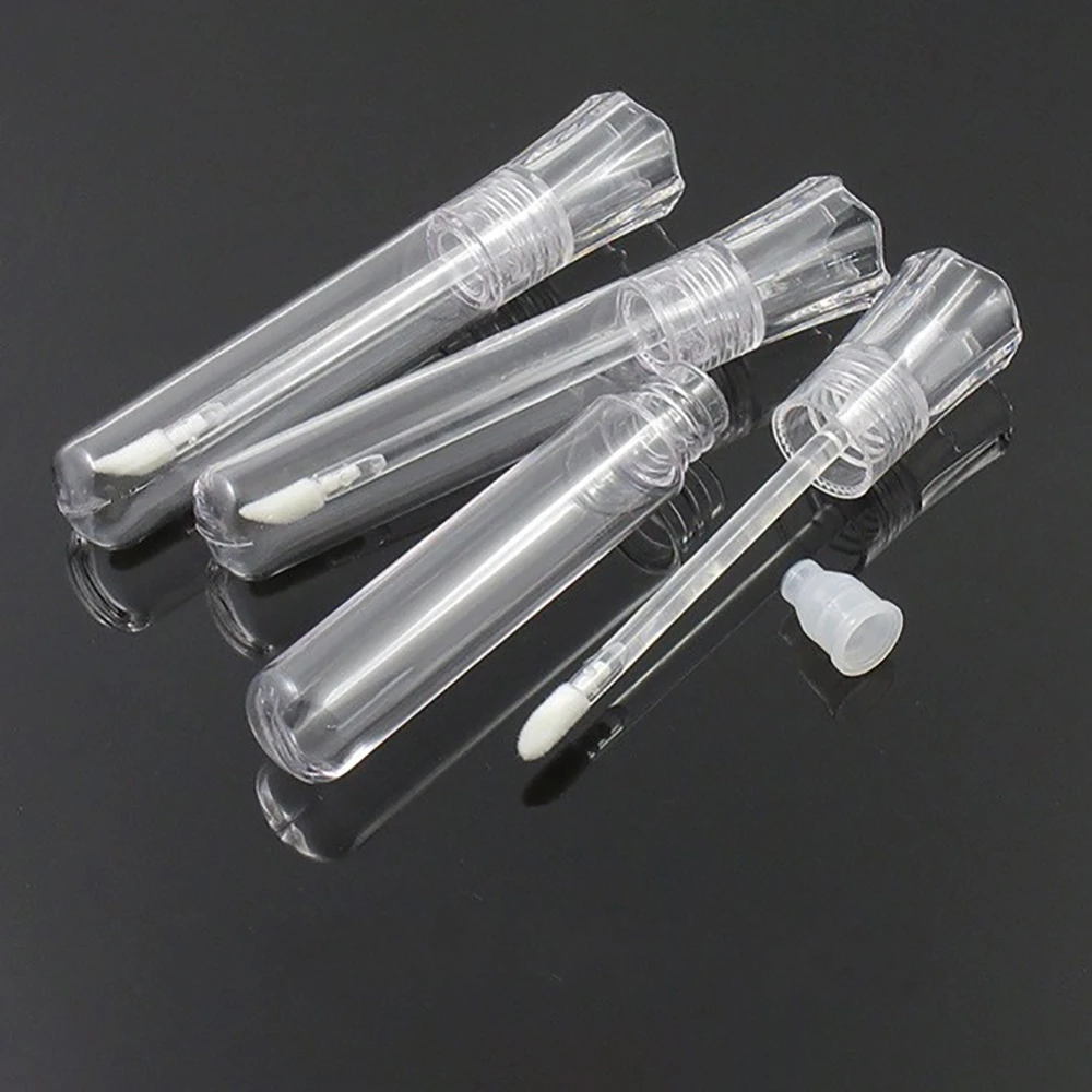 

11.5ml Clear Plastic Empty Lipstick Lip Balm Containers Lip Gloss Packaging Tubes Makeup Accessories Refillable Bottles Travel