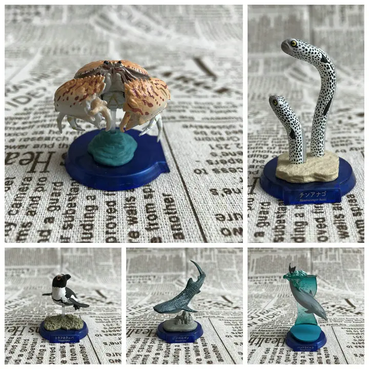 ПВХ фигурка модель игрушки аквариум Морские обитатели 6 шт./компл
