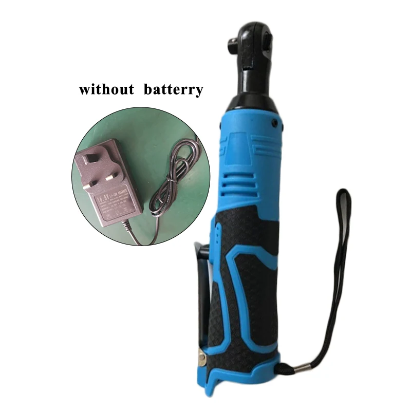

16.8V 40-60NM Wireless Rechargeable Electric 3/8 Ratchet Wrench US/UK /EU Plug Wrench Set Tools 0-250r/min