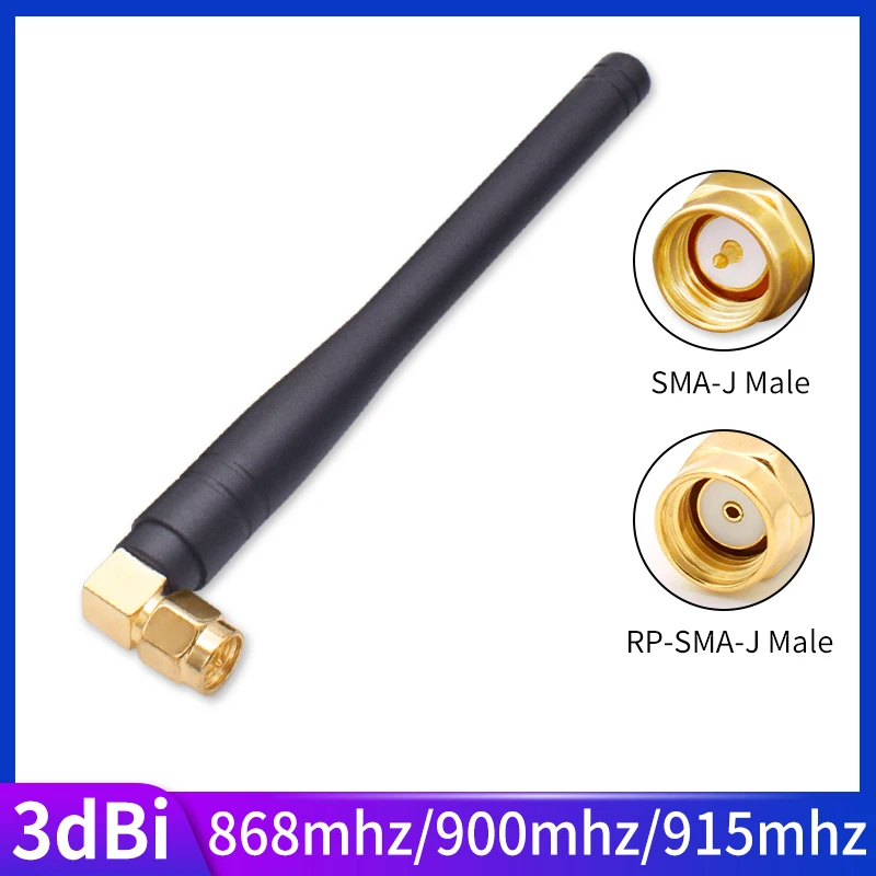 SMA штекер/RP-SMA разъем 868 МГц антенна 3dBi 900 915 антенны | Мобильные телефоны и
