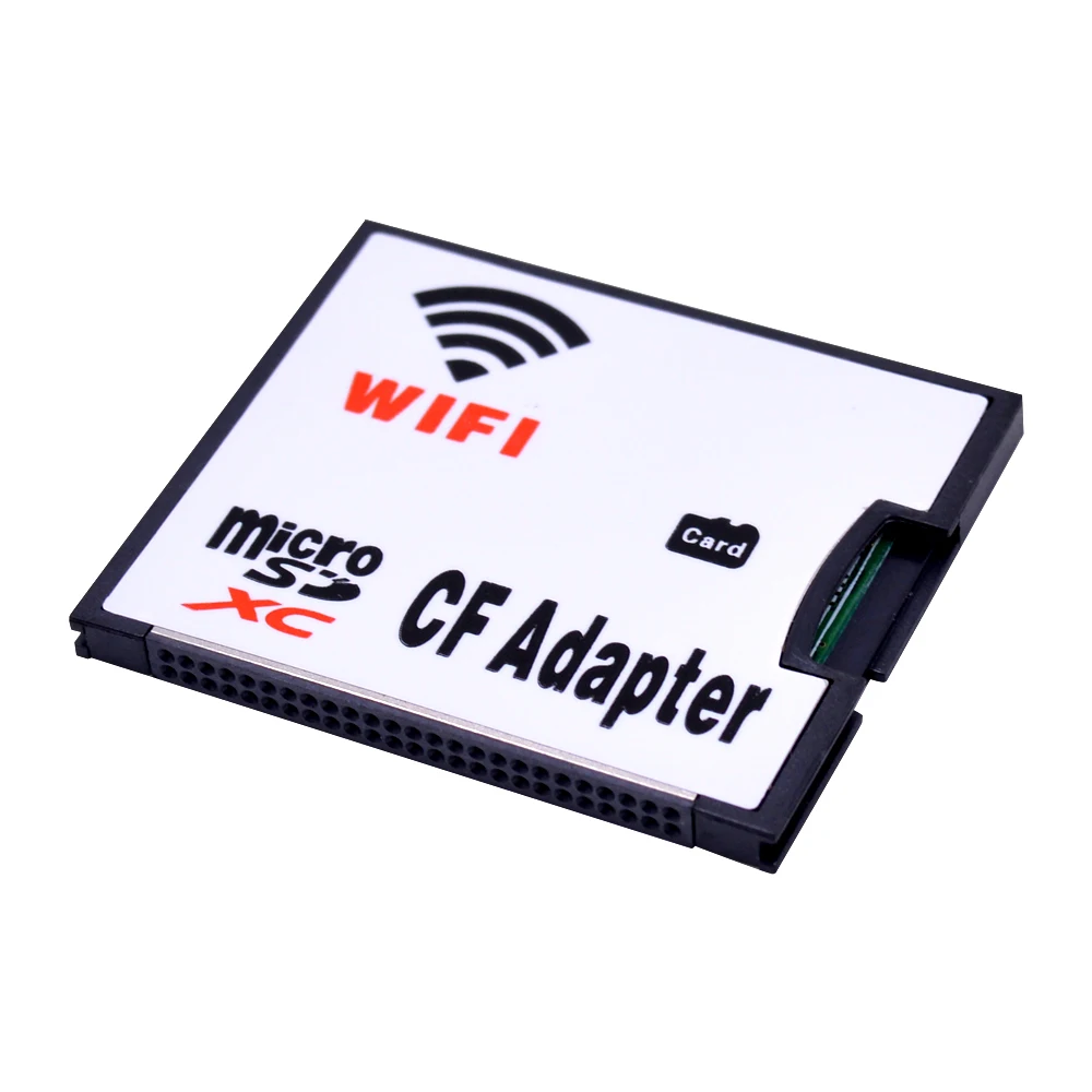 CHIPAL Флешка wifi карта комплект MicroSD TF для CF wifi адаптер карта памяти Micro SD для CF компактный кардридер для цифровой камеры