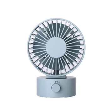 

Mini Portable Quiet Usb Desk Fan Home Office Electric Oscillating Table Cooler Top Selling(Blue)