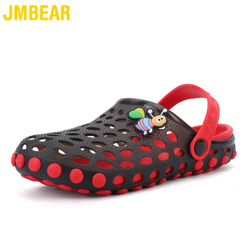 JMBEAR/детская обувь Нескользящая дышащая с дырками для родителей и детей летние