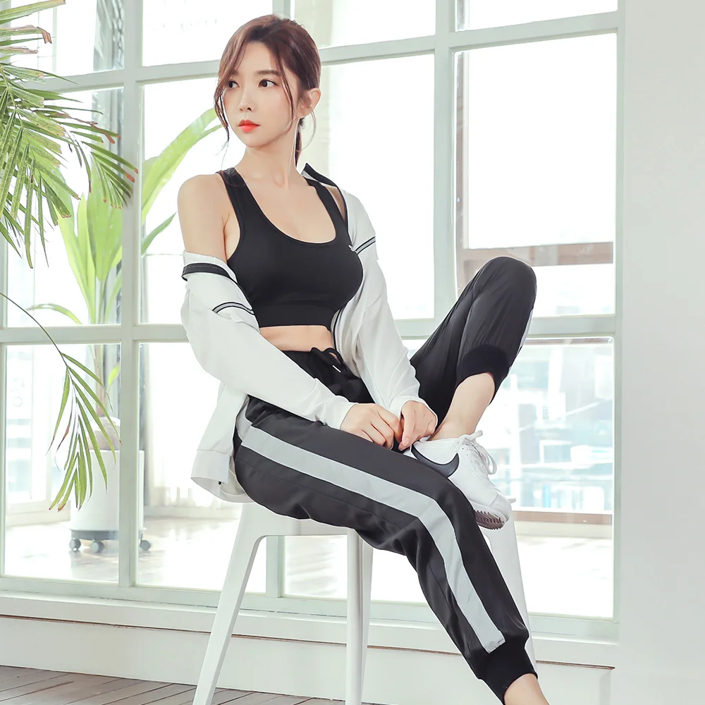 Nu-June-Women's Tracksuit Jacket, Thumb Yoga Jacket, Zipper Jacket, Fitness Clothing, Top Sport Gym Sportswear, Bra Sweatshirt 2